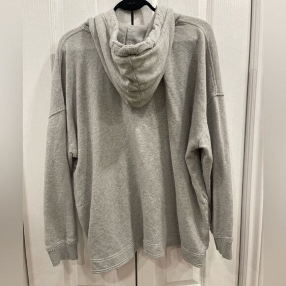 Aerie Gray Oversized Hoodie size M - Picture 2 of 6